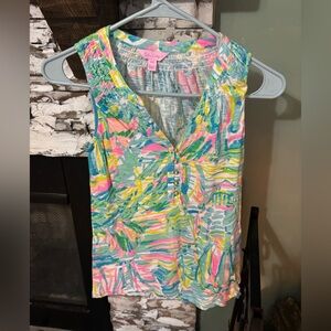 Lilly Pulitzer Multicolor Sleeveless Blouse